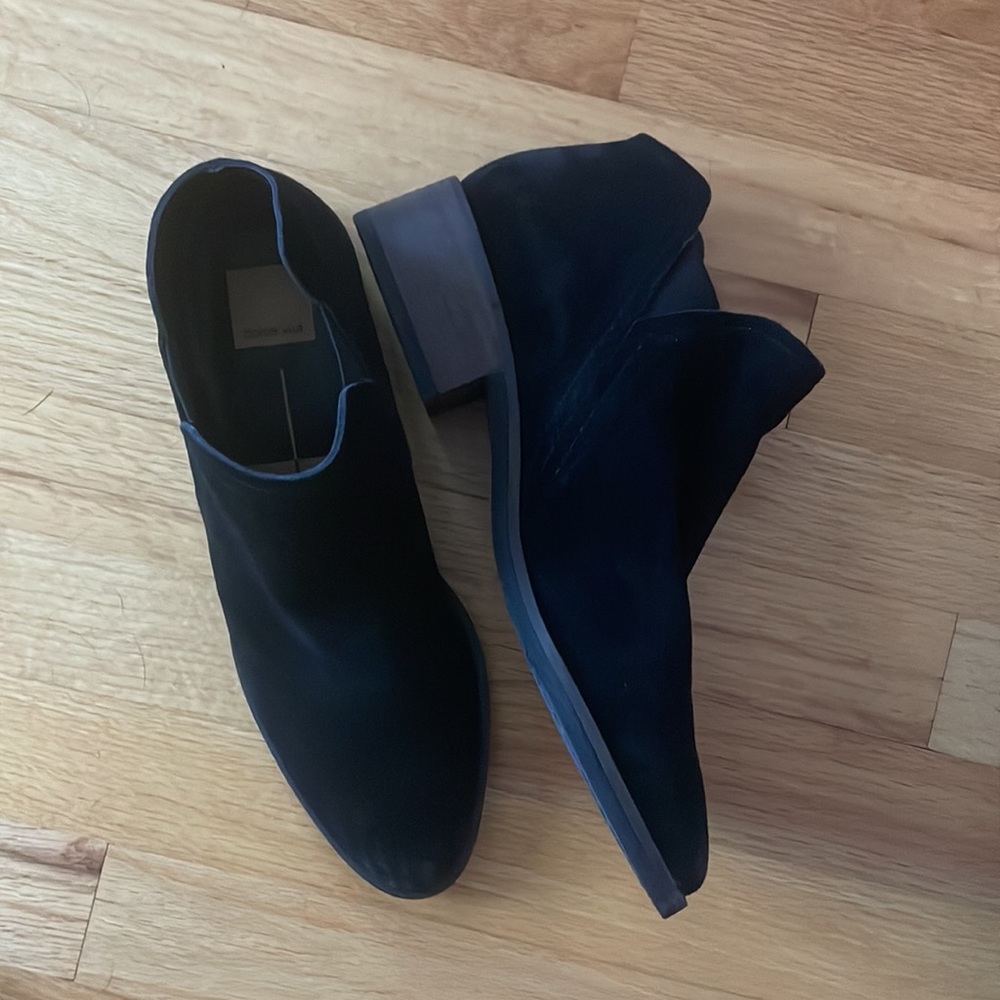 Dolce Vita Tay black suede bootie size 10